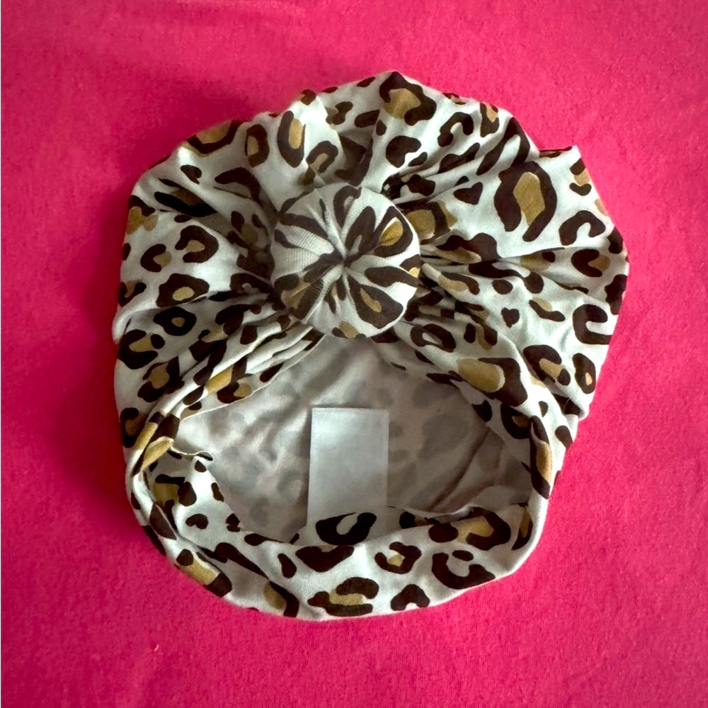 Angel Dear Leopard Print Baby Hat